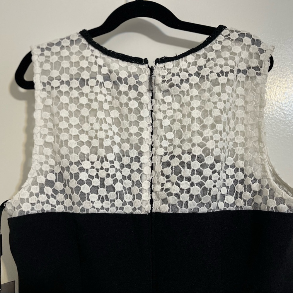 Karl Lagerfeld Black and White Midi Dress - Picture 4 of 9
